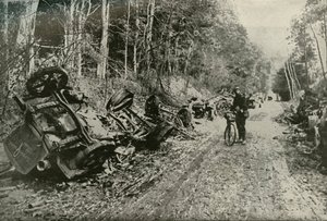 Effekten av britisk skjellbrann, 1919. av Unbekannt