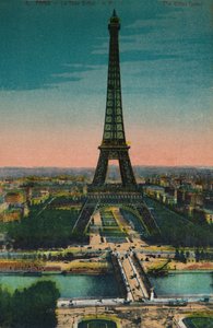 Eiffeltårnet, Paris, c1920 av Unbekannt
