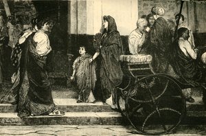 Inngangen til et romersk teater, 1890. av Unbekannt