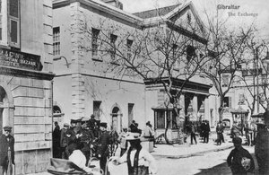 The Exchange, Gibraltar, 20. århundre av Unbekannt