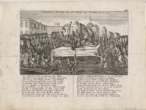 Henrettelsen av Ludvig XVI 21. januar 1793, 1793 av Unbekannt