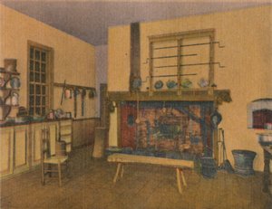 Familiekjøkkenet, 1946 av Unbekannt