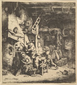 Familiens omvendte kopi, 1610-85. av Unbekannt