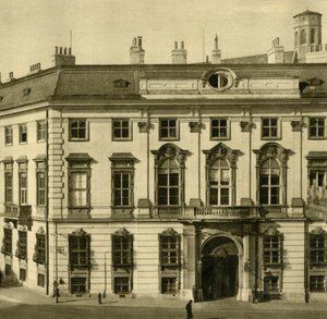 Forbundskansleriet, Ballhausplatz, Wien, Østerrike, c1935. av Unbekannt