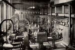 The First Parsons Turbo-Electric Generation Station, c1916 av Unbekannt