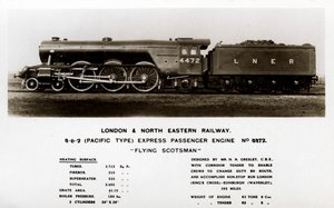 Die Dampflokomotive Flying Scotsman, 20. Jahrhundert von Unbekannt