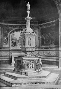 Fonten i San Giovanni-kirken, Siena, 1903 av Unbekannt