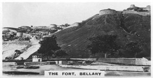 Das Fort, Bellary, Karnataka, Indien, um 1925