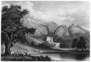Festningen til Bowrie, Rajpootana, India, c1860 av Unbekannt