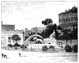 Fontenen av Cybele, Madrid, 1900 av Unbekannt