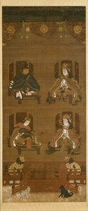 The Four Deities of Koyasan Temple Complex, sent på 1300-tallet. av Unbekannt