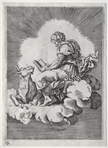 De fire evangelistene: St. Luke, ca. 1518. av Unbekannt