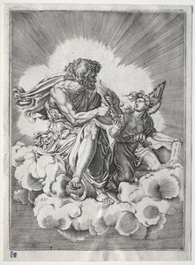 De fire evangelistene: St. Matteus, ca. 1518. av Unbekannt