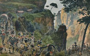 Den franske hæren i fjellene i Portugal, 1896 av Unbekannt