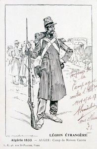 Den franske fremmedlegionen, Maison Carrée, Algerie, 1833, 1900-tallet av Unbekannt