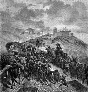 Den franske hæren krysser Sierra Guadarrama, Spania, 22.–24. september 1808 1882–1884 av Unbekannt