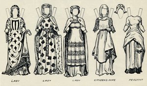 The Gallery of British Costume: How The English Dressed in King Johns Time, c1934 av Unbekannt