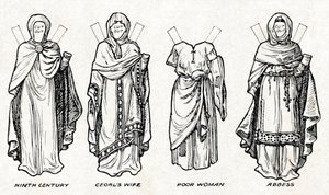 The Gallery of British Costume: How The People Dressed in Anglo-Saxon Times, c1934 av Unbekannt