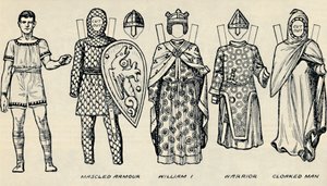 The Gallery of British Costume: The Dress People Wore i Norman Times, c1934 av Unbekannt