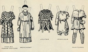 The Gallery of Historic Costume: The Dresses Worn in the Days of Richard I, c1934 av Unbekannt