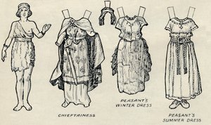 The Gallery of Historic Costume: Hva britene og romerne pleide å ha på seg, c1934 av Unbekannt