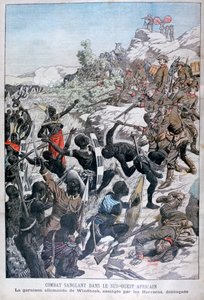 Den tyske garnisonen i Windhoek, beleiret av Herero, Sørvest-Afrika, 1904 av Unbekannt