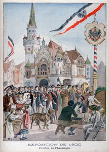 Den tyske paviljongen på verdensutstillingen i 1900, Paris, 1900 av Unbekannt