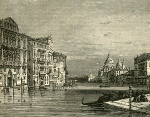 Canal Grande, Venezia, 1890. av Unbekannt