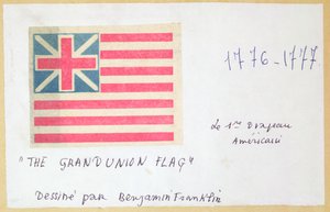 The Grand Union Flag (farget treblokktrykk) av Unbekannt