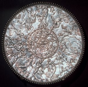 The Great Dish fra Mildenhall-skatten, Roman Britain, 4. århundre av Unbekannt