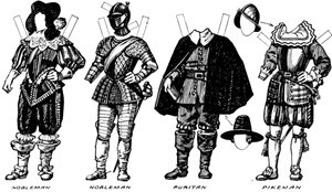 The Great Gallery of Historic Costume: Dresses Worn in James The Firsts Reign, c1934 av Unbekannt