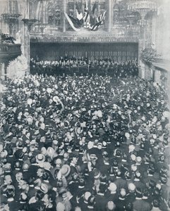 Det store rekrutteringsmøtet i London Guildhall, 1914 av Unbekannt