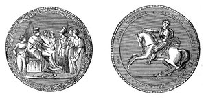 Det store seglet til kong George IV, c1895 av Unbekannt