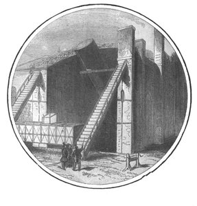 Det store teleskopet konstruert av Lord Rosse, 1828-1845, 1901. av Unbekannt