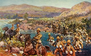 The Great Turning Movement - Crossing the Riet, 1901. av Unbekannt