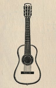 Gitaren, 1895. av Unbekannt