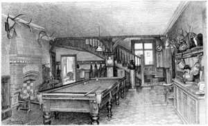 The Hall at Silverbeck, c1880-1882 av Unbekannt
