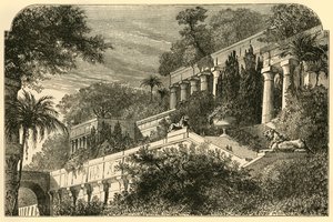 De hengende hagene i det gamle Babylon, 1890. av Unbekannt