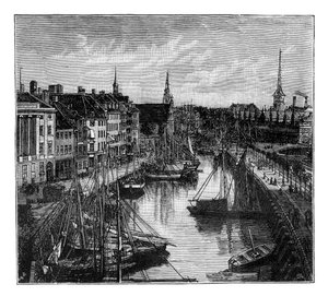 Havnen, København, Danmark av Unbekannt