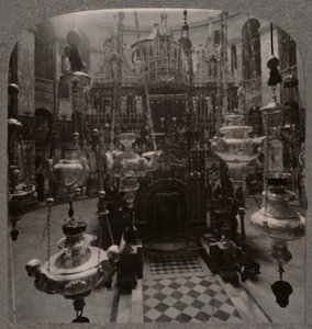Den hellige gravs kirke, Jerusalem, ca 1900 av Unbekannt