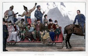 Hestebilen ved Wimbledon, 1872 av Unbekannt