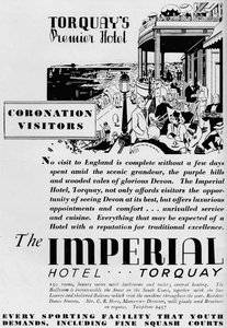 The Imperial Hotel, Torquay, 1937 av Unbekannt