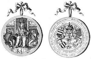 Det keiserlige seglet til Maximilian av Unbekannt