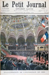 Innvielsen av verdensutstillingen i 1900 av Unbekannt