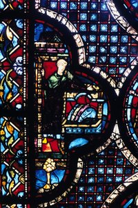 The Inn, farget glass, Chartres Cathedral, Frankrike, 1205-1215 av Unbekannt