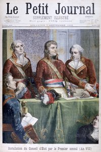 Innsettingen av statsrådet av den første konsulen Napoleon, 1799 1902 av Unbekannt