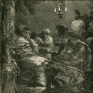 Intervjuet mellom Bocchus og Sulla, 1890. av Unbekannt