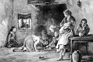 Den irske hungersnøden, 1845-1849, 1900 av Unbekannt