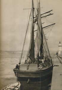 The Irish Minstrel, en tre-mastet skonnert, 1937 av Unbekannt
