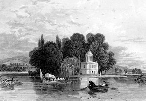 The Island, Henley-on-Thames, Oxfordshire, 1830 av Unbekannt